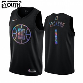 Dres Los Angeles Clippers Reggie Jackson 1 Iridescent HWC Collection Swingman - Dječji